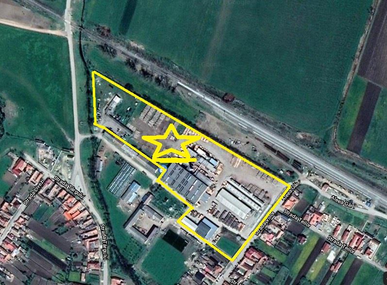 Hale industriale si teren de constructii 3,1 ha in Miercurea Sibiului