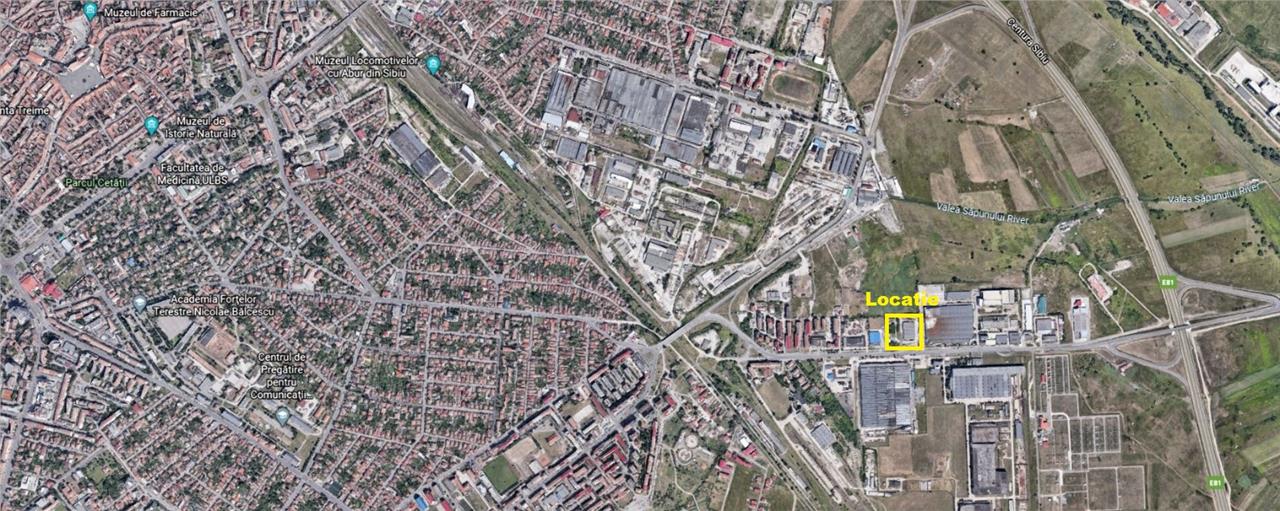 Teren de constructii 12.562mp-zona UTR-Et -Sibiu, Stefan cel Mare