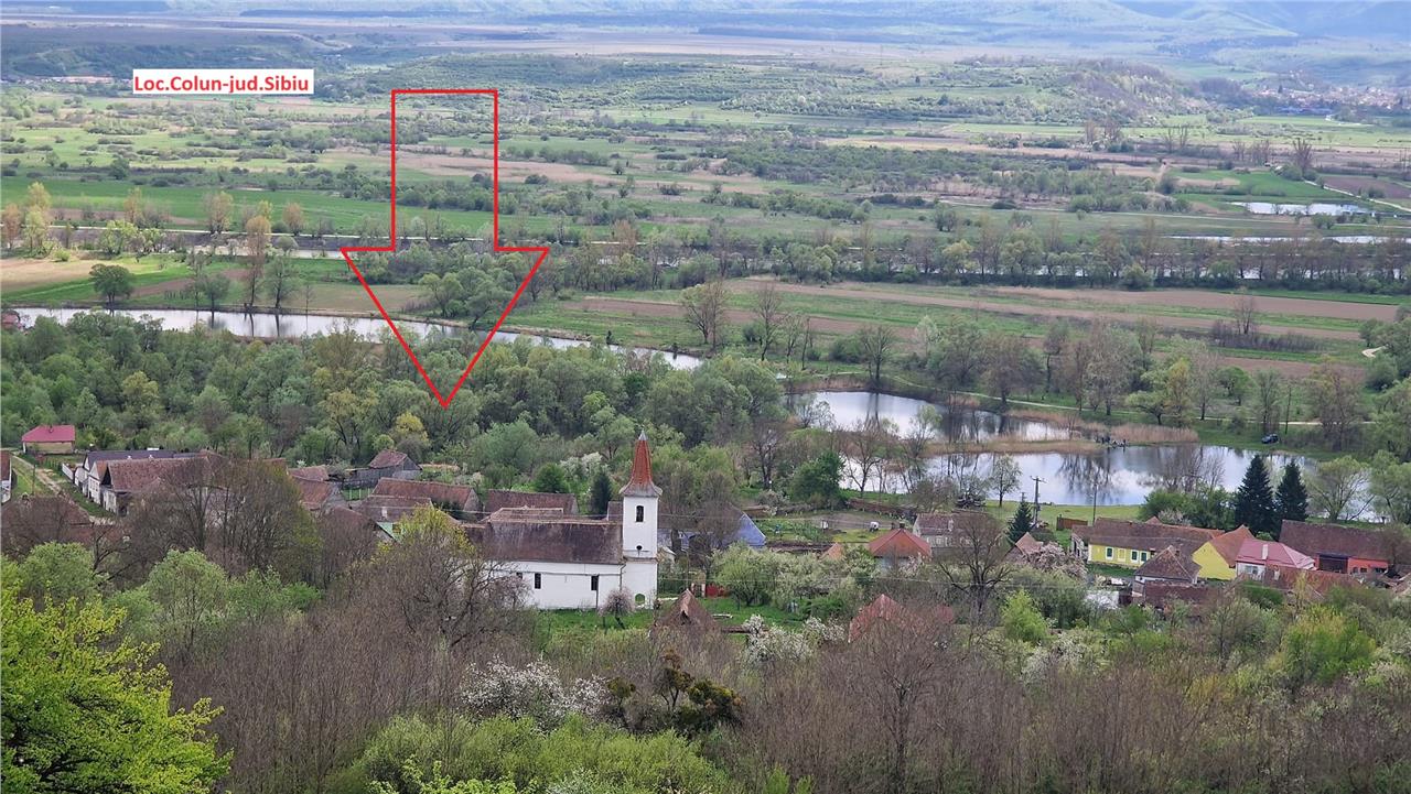Ocazie!Casuta de poveste in satul Colun,cu 656mp ,la 40km de Sibiu