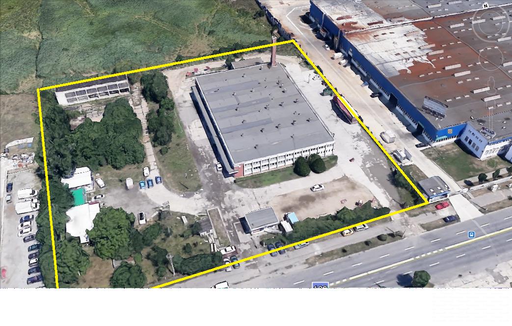 Hală (405 mp)cu birouri,acces tir si parcare proprie  Zona Stefan cel Mare
