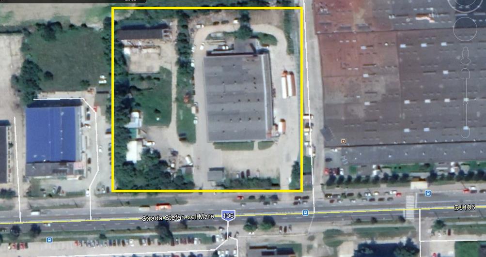 Spatiu industrial, birouri si teren de constructii 12562mp -  zona Est